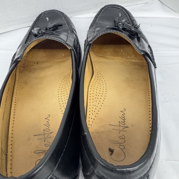 Cole Haan‎ Mens Pinch Loafer Size 11 D Black Leather Tassel Moc Toe Dress Shoe main image 4
